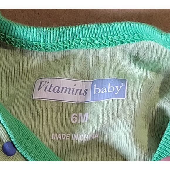 Lot of 9 Baby Boy Clothes 6M One Piece Bodysuits Pants Overalls Graphic Tees - Picture 3 of 16